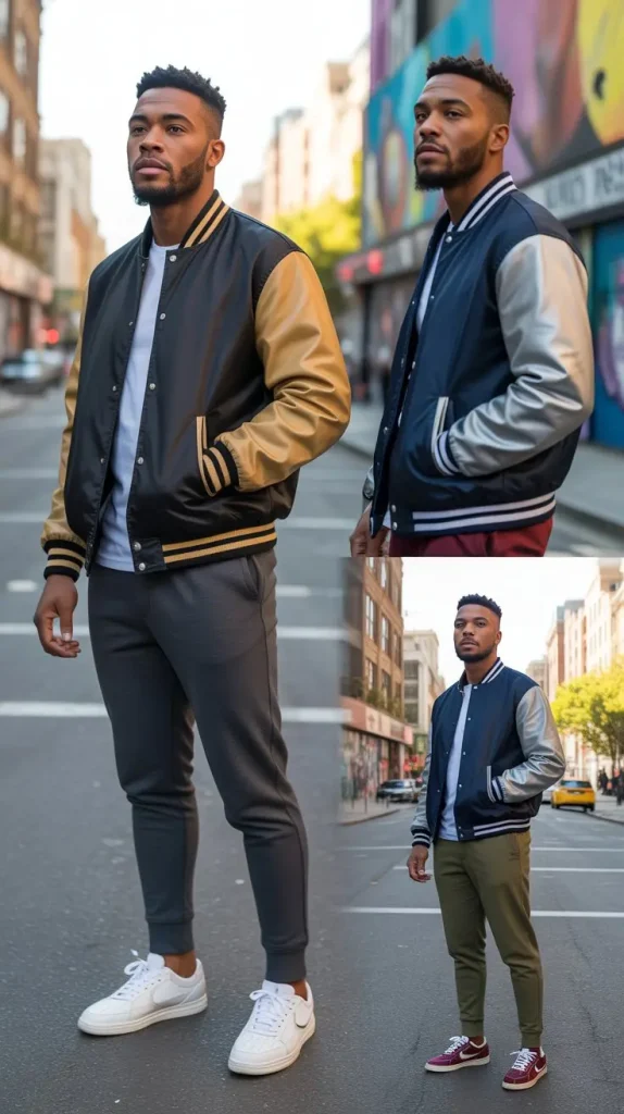 Varsity Jacket and Jogger Combo