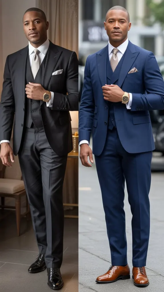 The Three-Piece Suit with Statement Watch