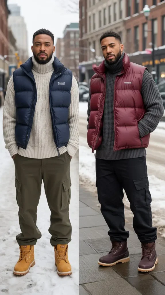 Layered Streetwear Winter Look