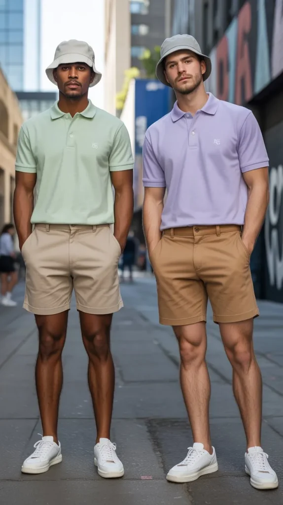 Bucket Hat + Polo Shirt Look — The Prep-Street Hybrid