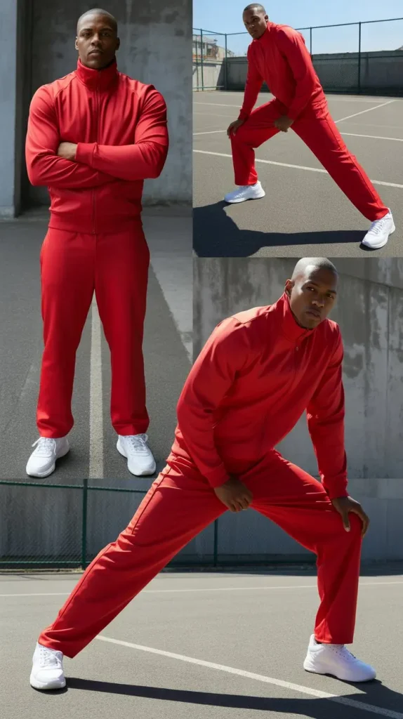 Monochromatic Red Tracksuit