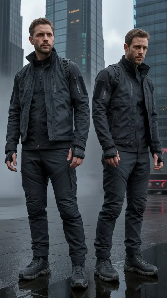 Black Tech-Wear Outfit
