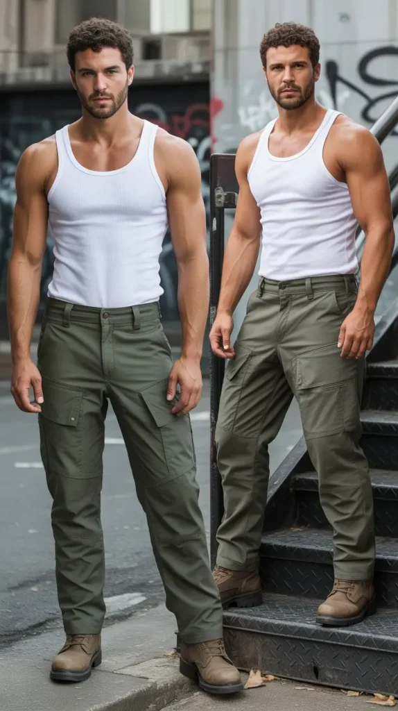 Tank Top + Utility Pants — The Rugged Adventurer