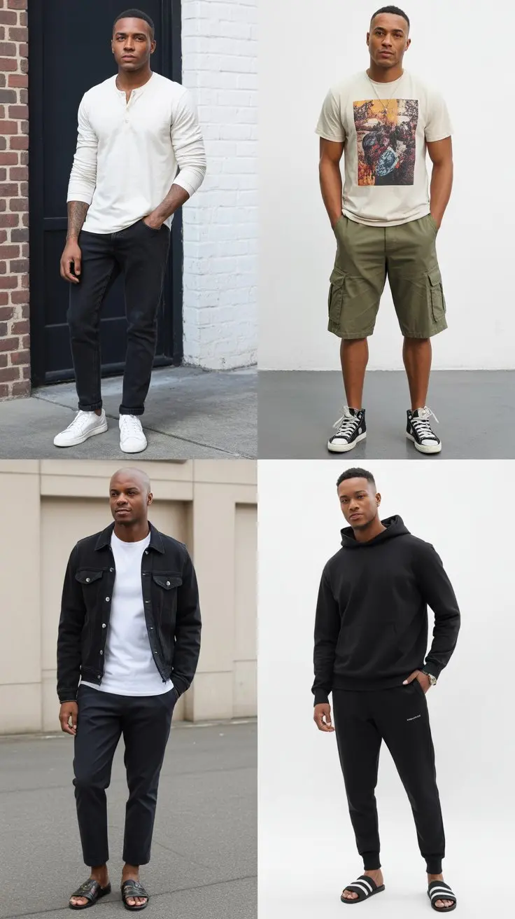 23 Casual Outfit Ideas for Black Men That Stand Out